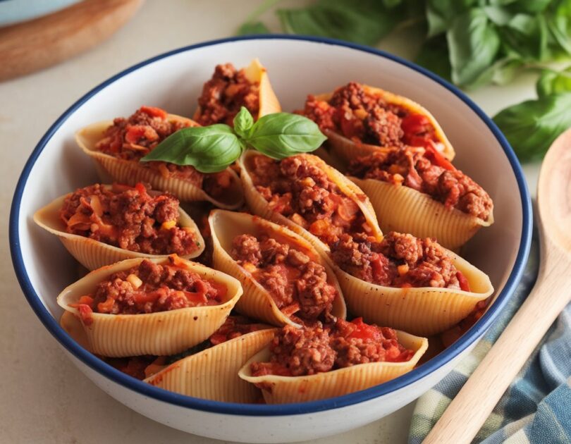 Stuffed shells recipe with meat