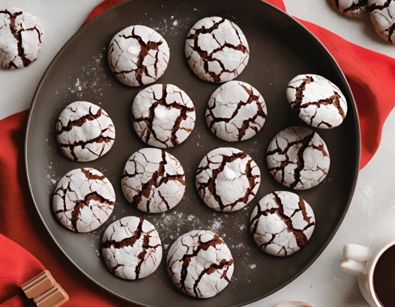 Chocolate Crinkle Cookies