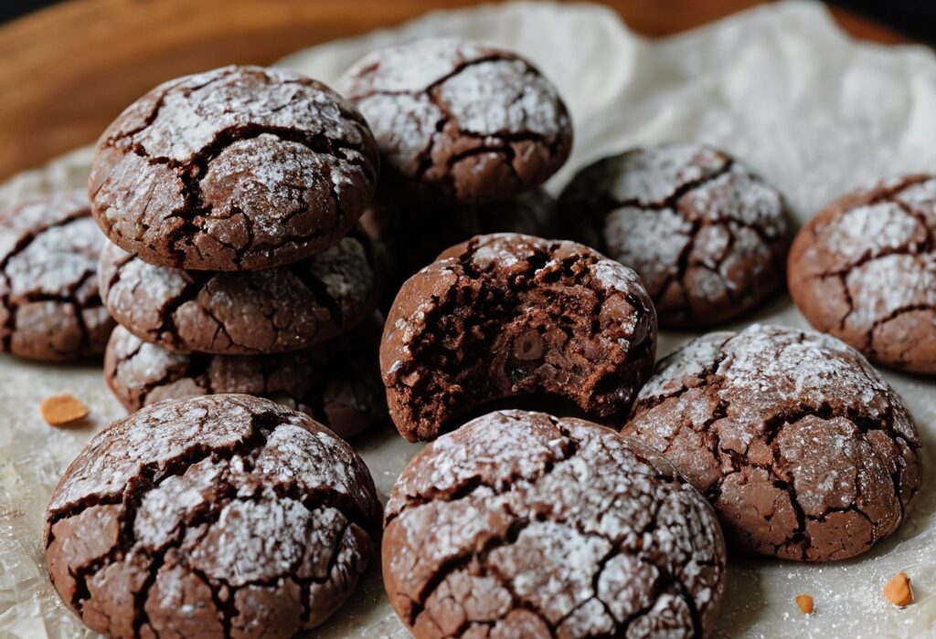 Chocolate Crinkle Cookies